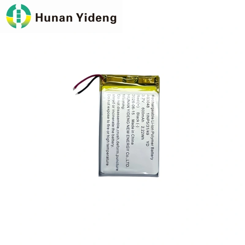 3.7V 450mAh 403048 Ultra Thin Lithium Polymer ဘက်ထရီ Mini Lipo Cell