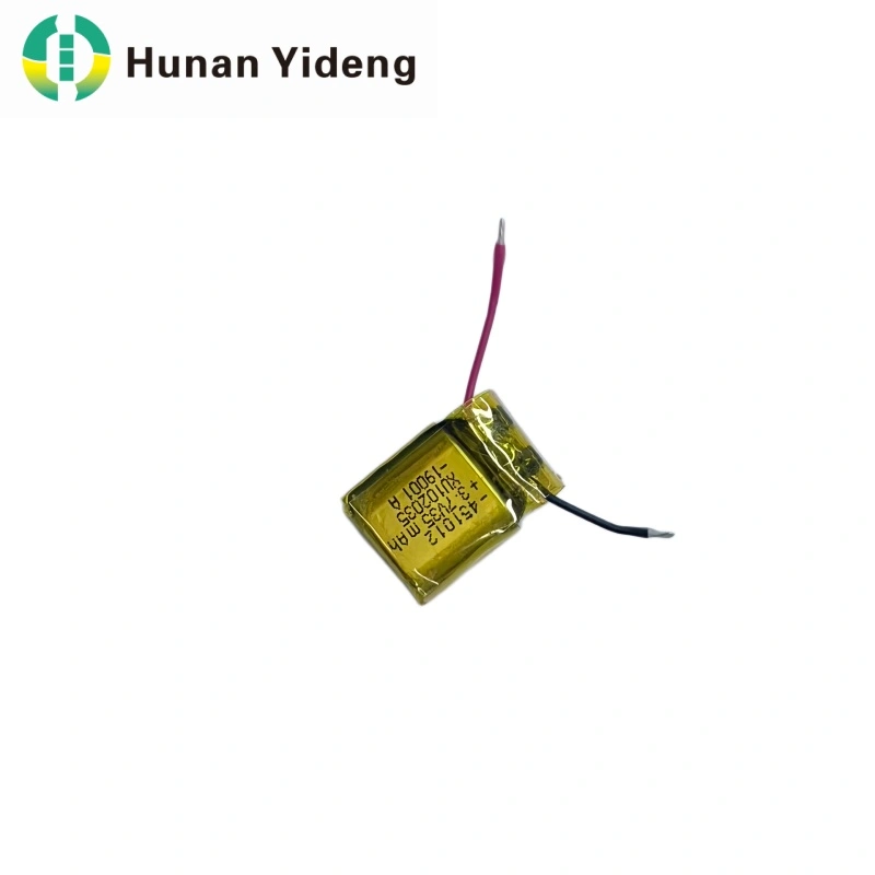 Bluetooth နားကြပ်အတွက် 451012 35mah Li Polymer ဘက်ထရီ