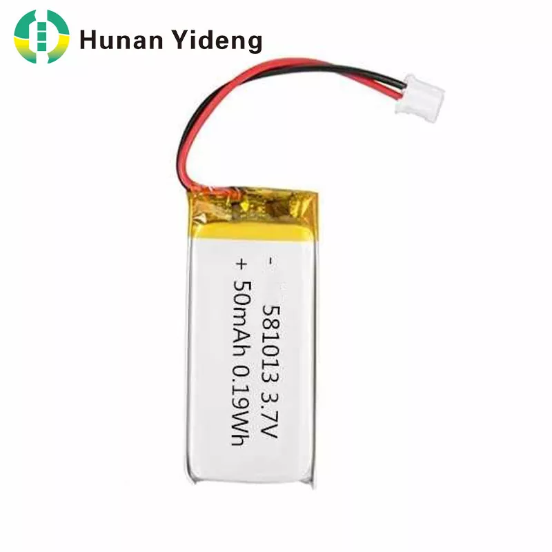 581013 3.7v 50mah Lithium Polymer Li Ion Lipo ဘက်ထရီ