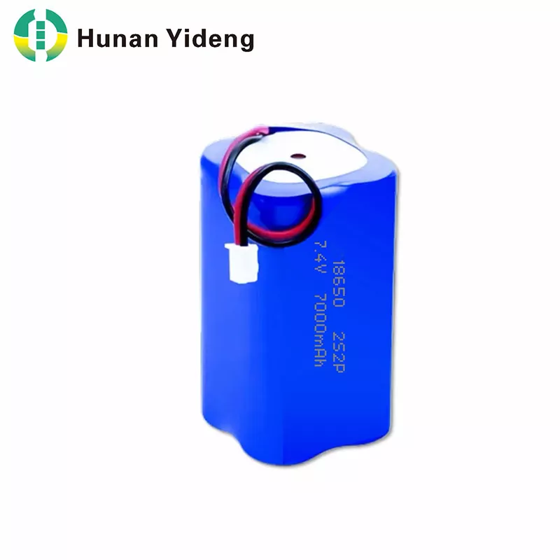 7.4V 4400mAh 18650 2S2P Lithium Ion ဘက်ထရီ ထုပ်ပိုး