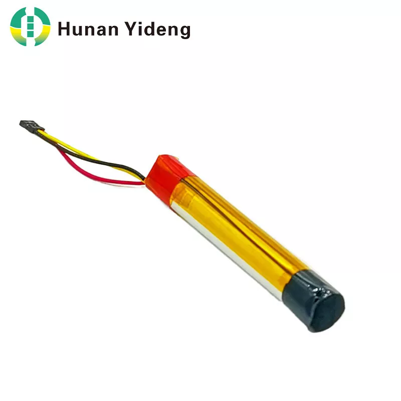 75500 3.7V 220mAh အသေးစား Cylindrical Lithium Ion အားပြန်သွင်းနိုင်သော ဘက်ထရီများ