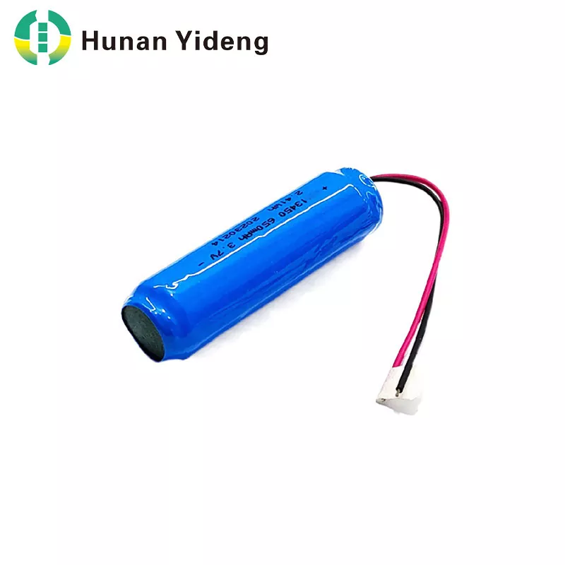 13450 650mAh 3.7v Lithium Ion ဘက်ထရီဆဲလ်များ