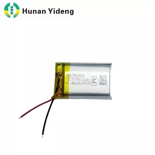 400mAh Li-ion Prismatic Battery for Medical Device and Lamps and Lanterns